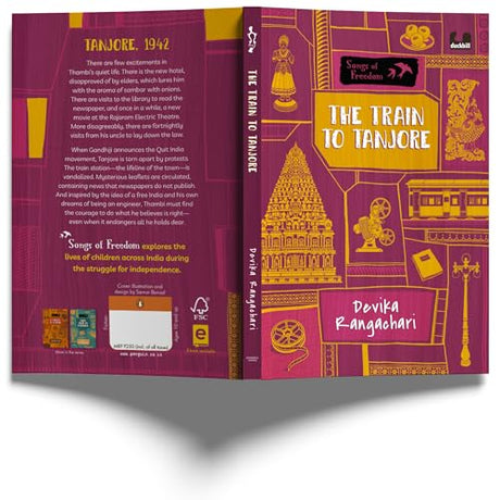 The Train to Tanjore (Songs of Freedom Series): A Tale of Tamil Nadu During the Quit India Movement | Middle Grade Historical Fiction | Ages 10+ - Retail Maharaj