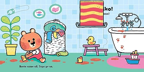 Uh-Oh, Niko: Bathtime: a push, pull and slide story