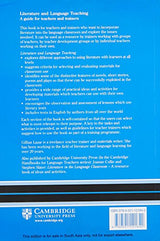 Literature and Language Teaching South Asian Edition