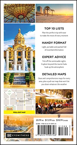 DK Eyewitness Top 10 Barcelona (Pocket Travel Guide) - Retail Maharaj