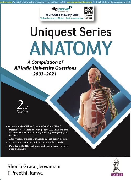 UNIQUEST SERIES ANATOMY (A COMPILATION OF ALL INDIA UNIVERSTIY QUESTIONS 2003-2021)