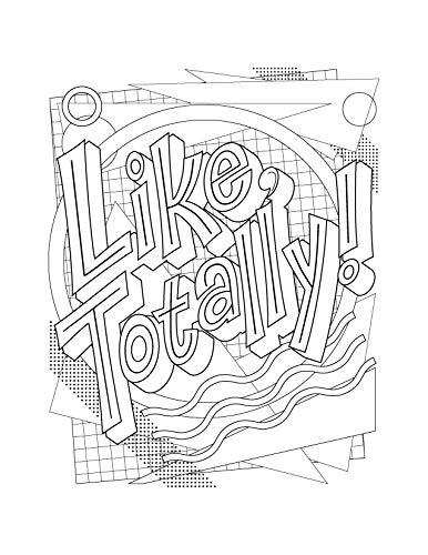 Totally '90s Coloring Book
