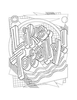 Totally '90s Coloring Book