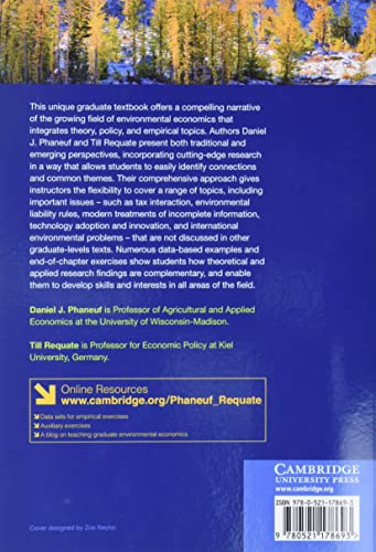 A Course in Environmental Economics: Theory, Policy, and Practice