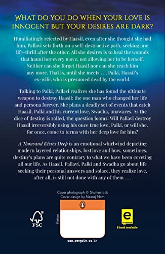 A Thousand Kisses Deep: A Romance Thriller Fiction Novel that revolves around Mystery & Suspense in Love, Life & Fate | Sequel to That Kiss in the Rain | Penguin Books - Retail Maharaj