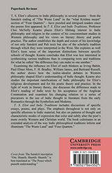 T. S. Eliot and Indic Traditions: A Study in Poetry and Belief