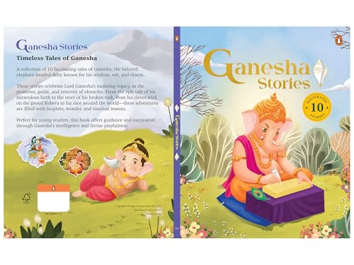 Ganesha Stories: 10 Illustrated Stories of Lord Ganesha for Children I Hindu Mythology | Indian Gods and Goddesses | Bedtime Storybook | Indian ... I Ages 5+ I [SELECT Early Learning Series] - Retail Maharaj