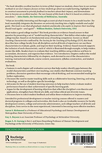 An Evidence-based Guide to College and University Teaching: Developing the Model Teacher - Retail Maharaj