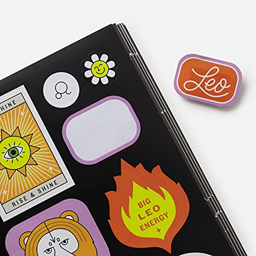 Stickerology: 928 Astrology Stickers from Aries to Pisces: Stickers for Journals, Water Bottles, Laptops, Planners, and More