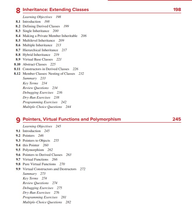 Object Oriented Programming with C++ | 8th Edition | E Balagurusamy