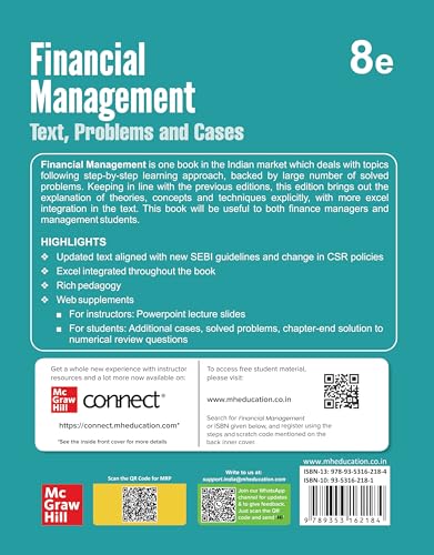 Financial Management: Text, Problems And Cases | 8th Edition | M. Y. K