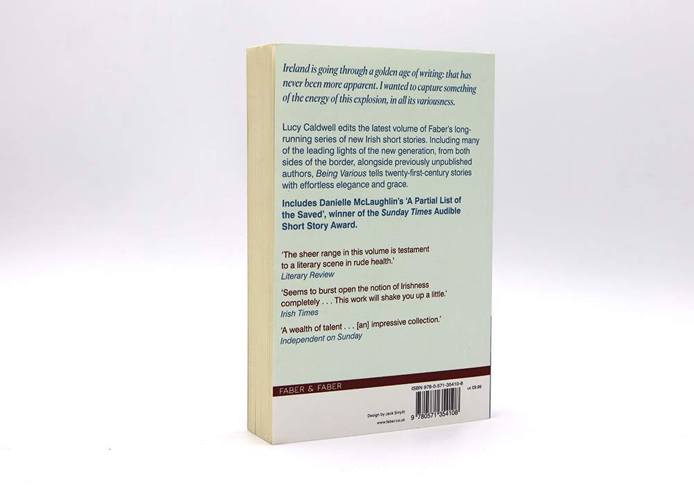 Being Various: New Irish Short Stories