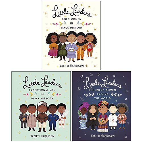 Vashti Harrison Little Leaders Collection 3 Books Set (Bold Women in Black History, Exceptional Men in Black History, Visionary Women Around the World) - Retail Maharaj