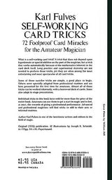 Self-working Card Tricks: 72 Foolproof Card Miracles for the Amateur Magician (Dover Magic Books)