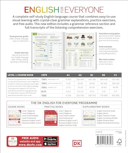 English for Everyone Course Book Level 1 Beginner: A Complete Self-Study Programme