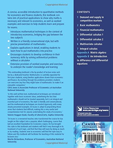 An Introduction to Mathematics for Economics