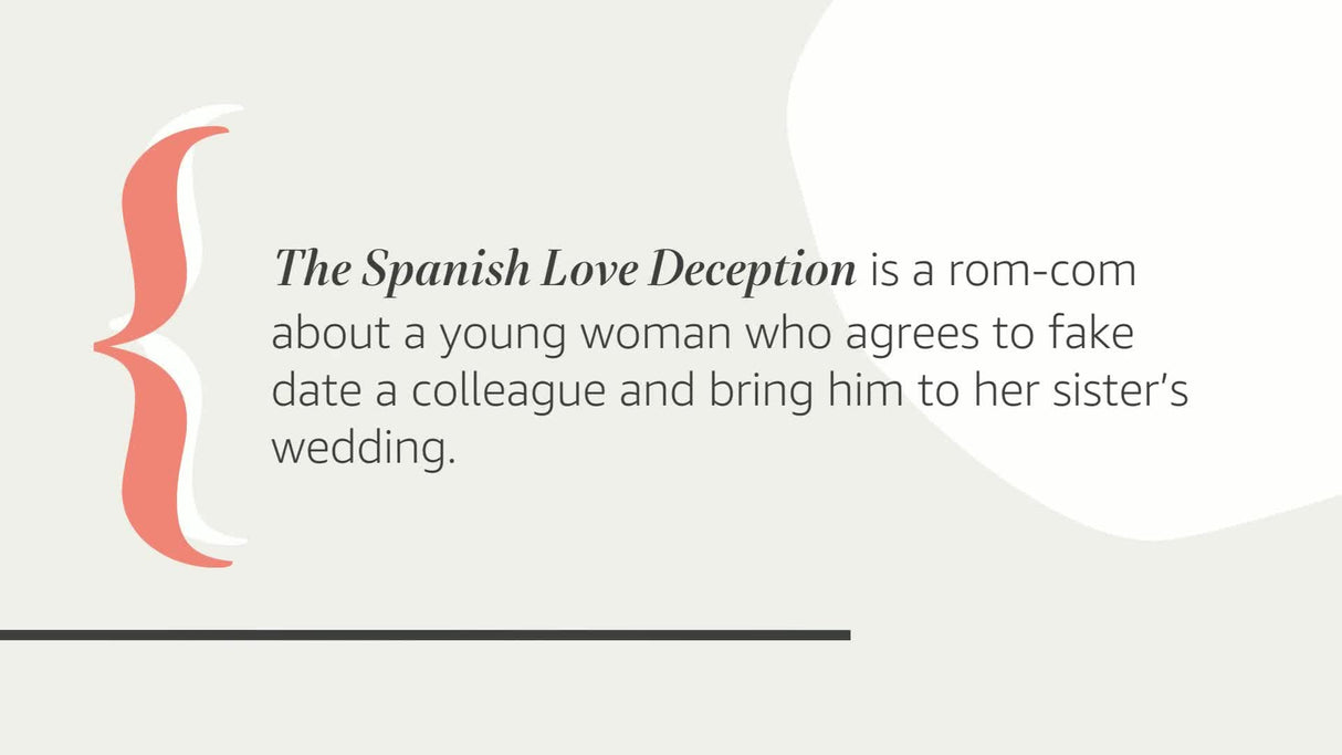 Spanish Love And Deception