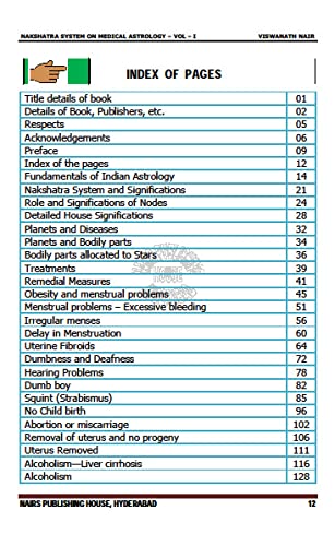 Nakshatra System on Medical Astrology (Volume 1) [English] By MK Viswanath Nair - Retail Maharaj