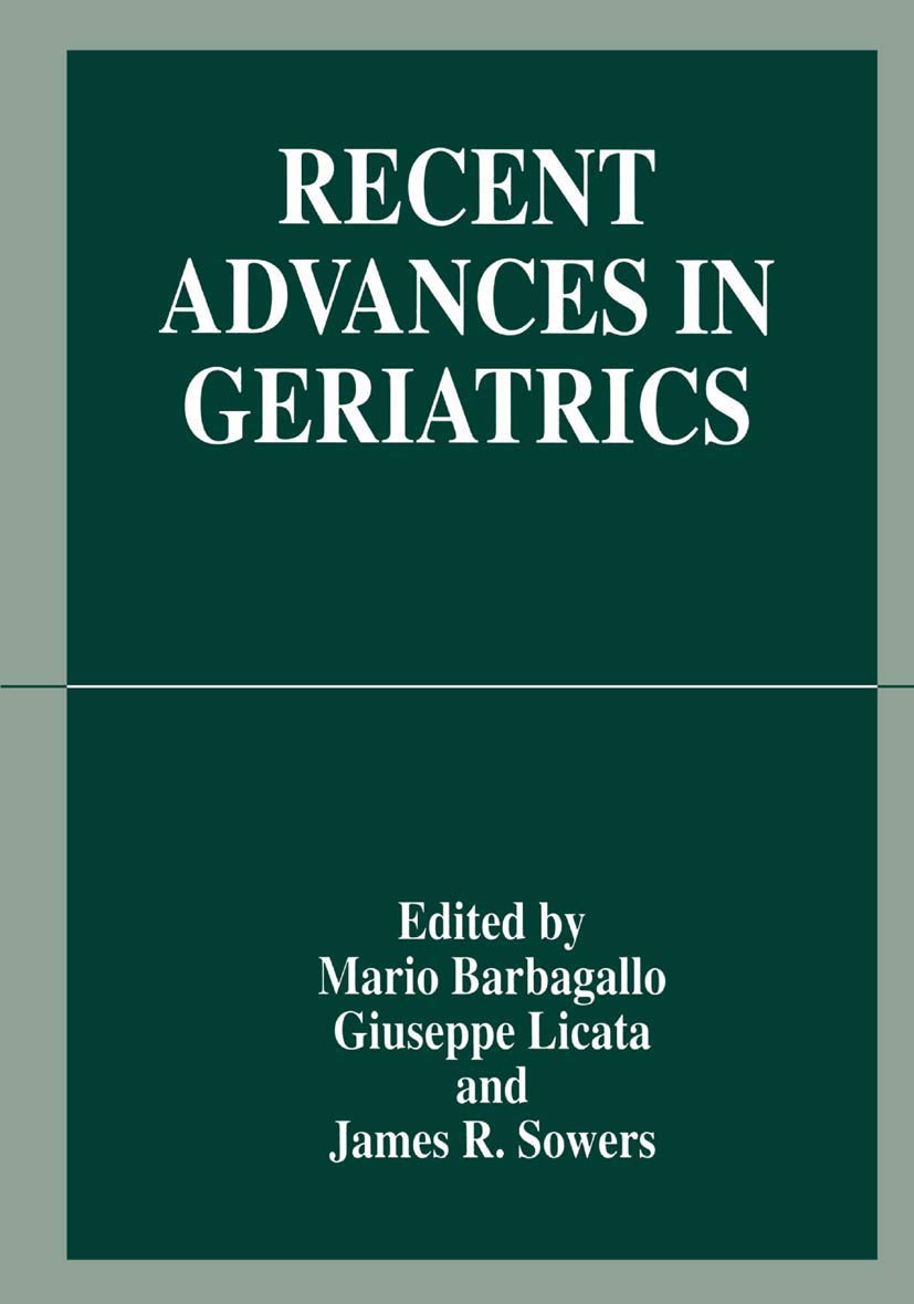 Recent Advances in Geriatrics (Social Issues; 4)