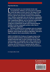 Foundations of Cryptography: Volume 1, Basic Tools