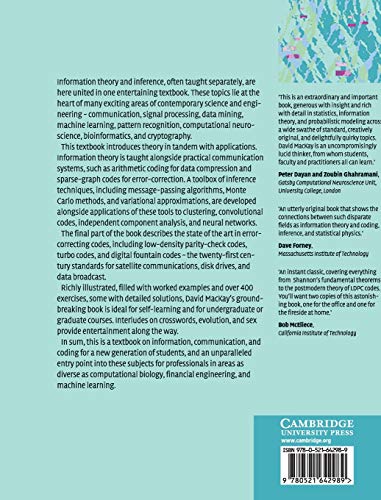 Information Theory, Inference and Learning Algorithms