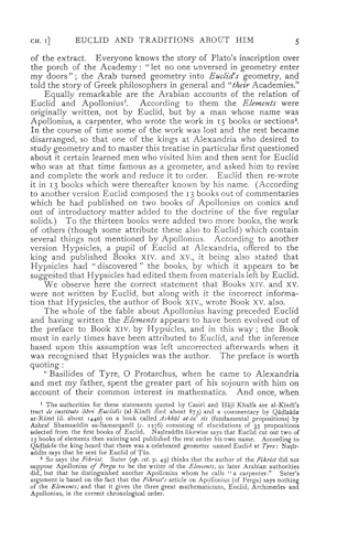 The Thirteen Books of the Elements, Vol. 1