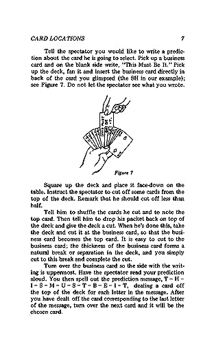 Self-working Card Tricks: 72 Foolproof Card Miracles for the Amateur Magician (Dover Magic Books)
