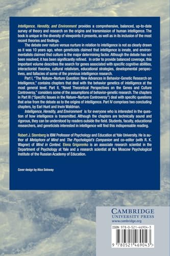 Intelligence, Heredity, and Environment
