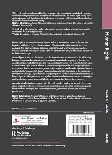 Human Rights:A Key Idea for Business and Society - Retail Maharaj