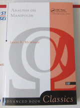 Analysis On Manifolds [Paperback] MUNKRES - Retail Maharaj