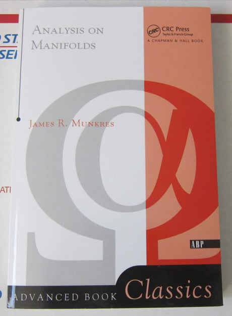 Analysis On Manifolds [Paperback] MUNKRES - Retail Maharaj