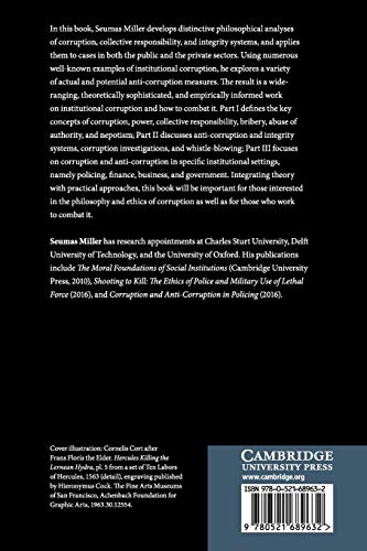 Institutional Corruption: A Study in Applied Philosophy