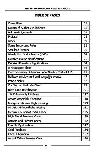 The Art of Horoscope Reading (Volume 1) [English] - Retail Maharaj