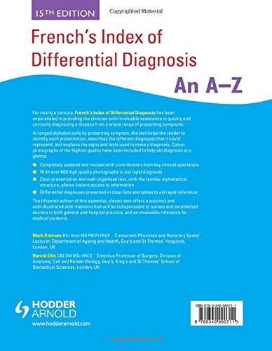 (OLD)FRENCH'S INDEX OF DIFFERENTIAL DIAGNOSIS AN A-Z