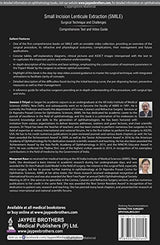 SMALL INCISION LENTICULE EXTRACTION (SMILE) SURGICAL TECHNIQUE AND CHALLENGES:COMPREHENSIVE TEXT