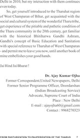 FROM PASTURIZATION TO PAUPERIZATION OF THE THARUS