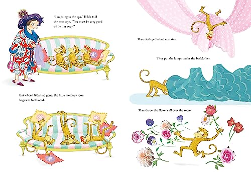 Three Little Monkeys and the Grand Hotel: A wild and funny new illustrated children’s book from iconic picture-book duo Quentin Blake and Emma Chichester Clark.