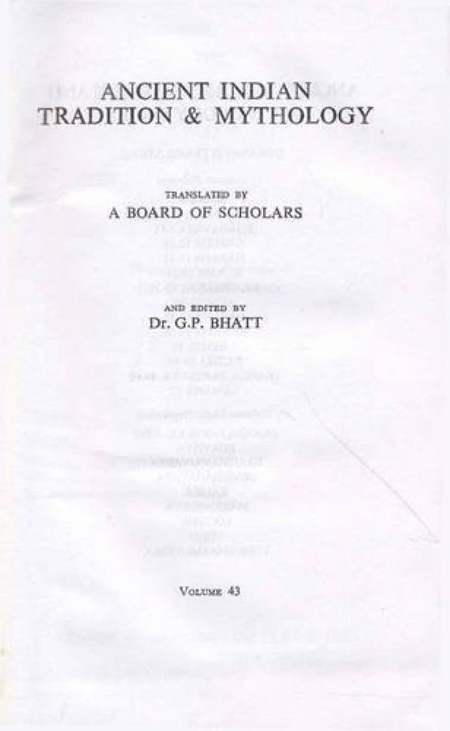 Padma Purana - Part 5: Ancient Indian Tradition and Mythology - Vol. 43: v. 43, Pt. 5 (Ancient Indian Tradition and Mythology, v. 43, Pt. 5) - Retail Maharaj