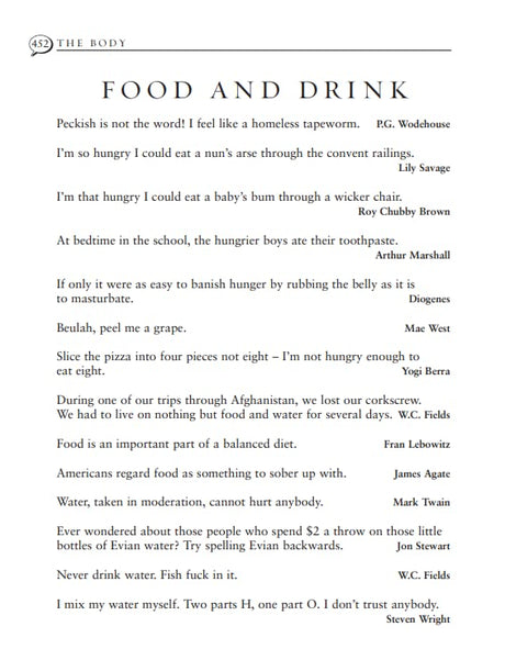 The Funniest Thing You Never Said: The Ultimate Collection of Humorous Quotations - Retail Maharaj