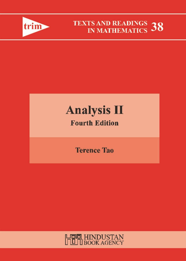 ANALYSIS II, 4TH EDITION - Retail Maharaj