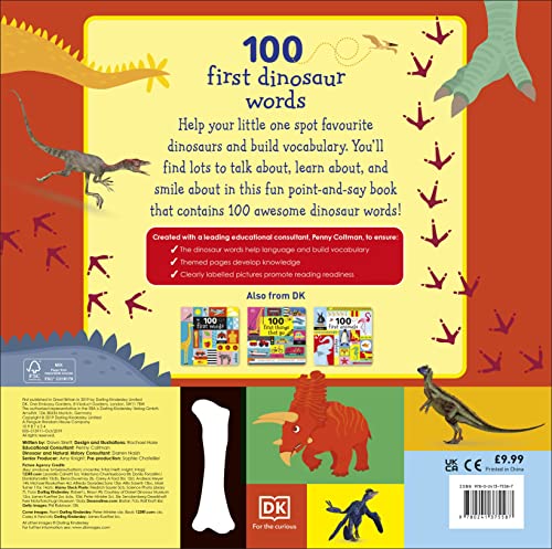 100 First Dinosaur Words