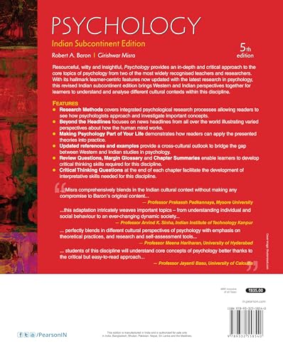 Psychology | Fifth Edition | By Pearson - Retail Maharaj