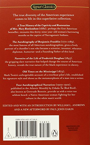 Classic American Autobiographies