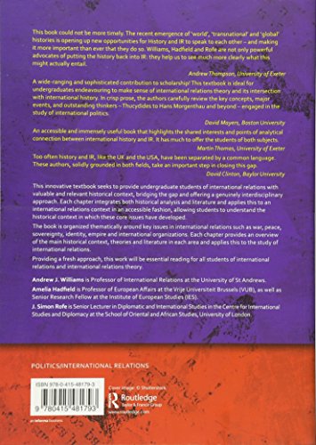 International History and International Relations - Retail Maharaj