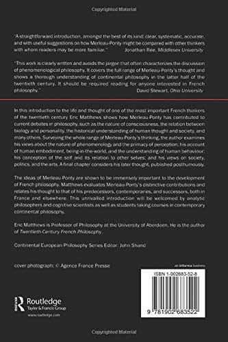 The Philosophy of Merleau-Ponty - Retail Maharaj