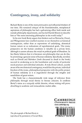 Contingency, Irony, and Solidarity