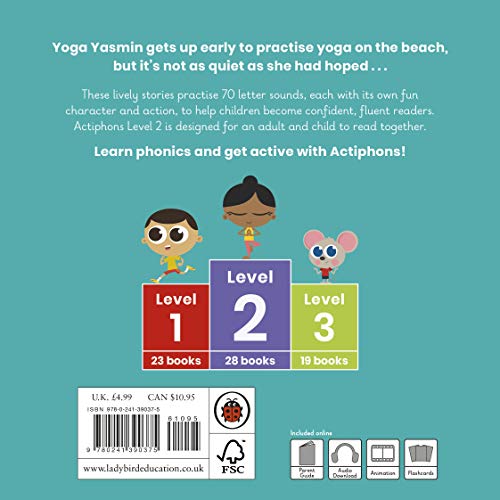 Actiphons Level 2 Book 5 Yoga Yasmin: Learn phonics and get active with Actiphons!