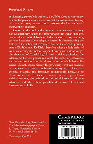 The Hollow Crown: Ethnohistory of an Indian Kingdom: 39 (Cambridge South Asian Studies)