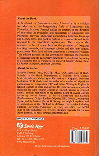 A Textbook of Linguistics and Phonetics - Retail Maharaj