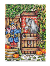 Creative Haven Autumn Charm Coloring Book